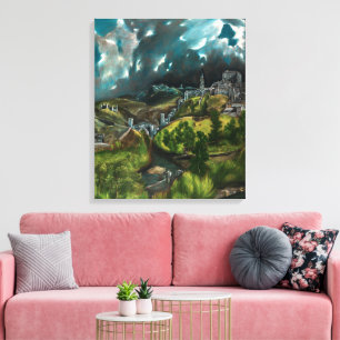 Blick auf Toledo El Greco Leinwanddruck