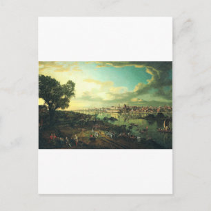 Blick auf Warschau von Praga von Bernardo Bellotto Postkarte