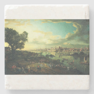 Blick auf Warschau von Praga von Bernardo Bellotto Steinuntersetzer
