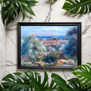 Blick aufs Meer auf August Renoir Poster