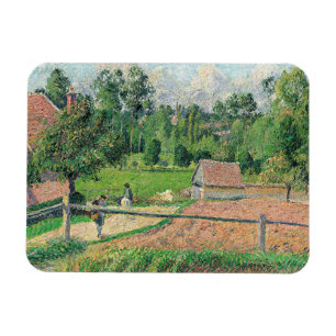 Blick aus dem Fenster des Künstlers Camille Pissar Magnet