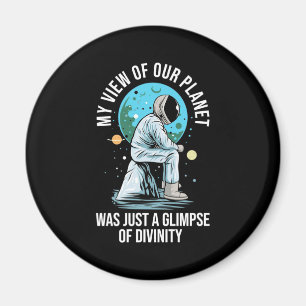Blick des Astronauten auf unseren Planeten Magnet