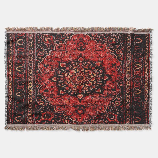 Blick des persischen Teppichs auf dem Rose Decke (Vorderseite)