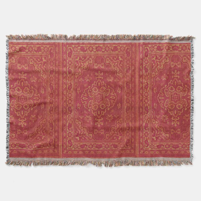 Blick des persischen Teppichs in der Orange Decke (Vorderseite)