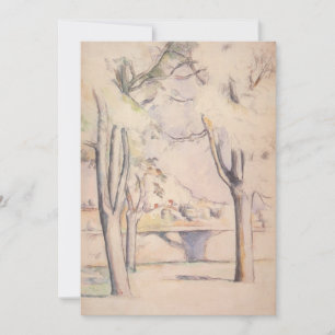 Blick durch die Bäume von Paul Cezanne, Vintage Ar