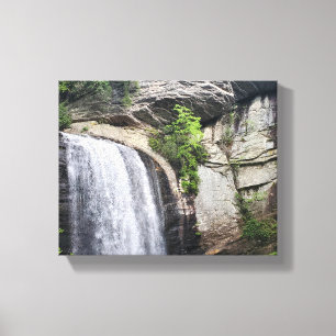 Blick Glass Falls Brevard North Carolina Leinwanddruck