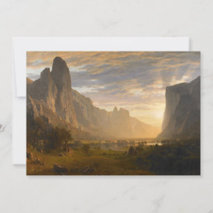 Blick hinunter ins Yosemite-Tal   Albert Bierstadt