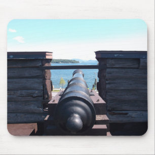 Blick hinunter zum Fass Mousepad