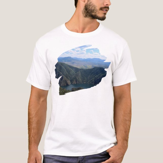Blick hinunter zum Gunnison River T-Shirt (Vorderseite)