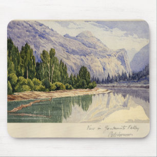 Blick in das Yo-Semite-Tal Kalifornien Mousepad