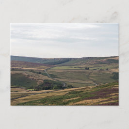 Blick in den Peak District, Derbyshire Postkarte