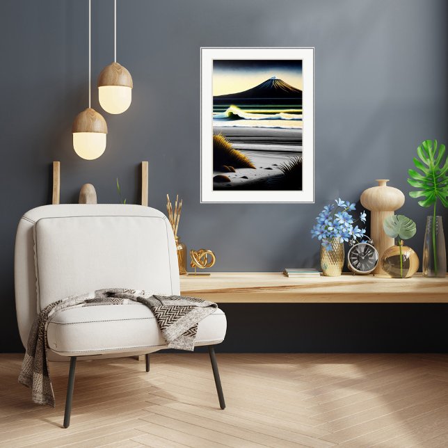 Blick in Richtung Egmont - Leinwand Art Print Poster (Von Creator hochgeladen)