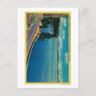 Blick in Richtung Zephyr Cove, Tallac in Postkarte