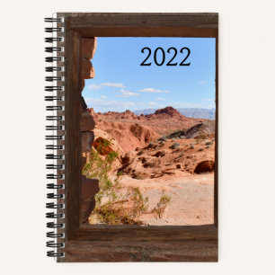 Blick ins Innere der Kabine ins Tal des Feuers Notizbuch