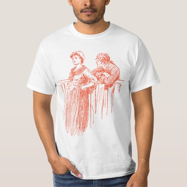 Blick Moment Verbindung Gewartet. T-Shirt (Vorderseite)