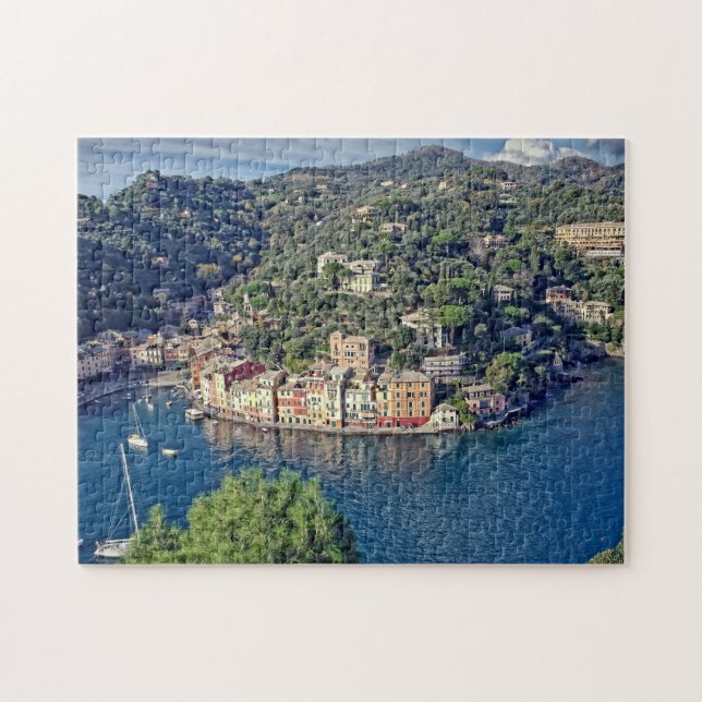 Blick nach Portofino, Italien - 11x14 - 252 Stk. (Horizontal)