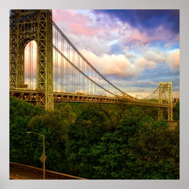 Blick nach Süden - West von Manhattan Poster (Vorne)