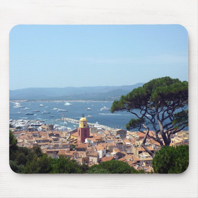 Blick nach Tropez Mousepad (Vorne)