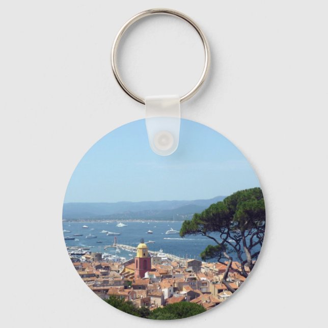 Blick nach Tropez Schlüsselanhänger (Vorderseite)