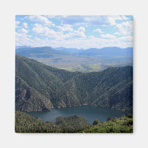 Blick nach unten auf das Gunnison
