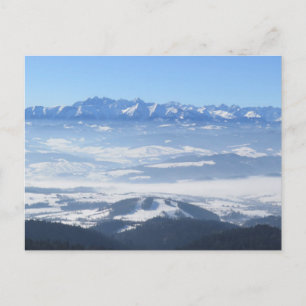 Blick Tatra aus Gorce Postkarte