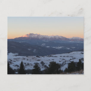 Blick Tatra aus Pieniny Postkarte