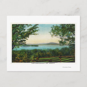 Blick über den Rangeley Lake Postkarte