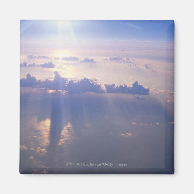 Blick über dichte Wolke Magnet (Vorne)