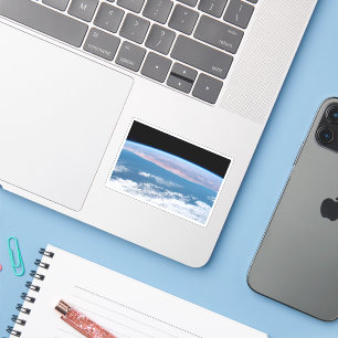 Blick über die Südwestküste Afrikas. Aufkleber