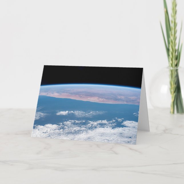 Blick über die Südwestküste Afrikas. Karte (Vorderseite)