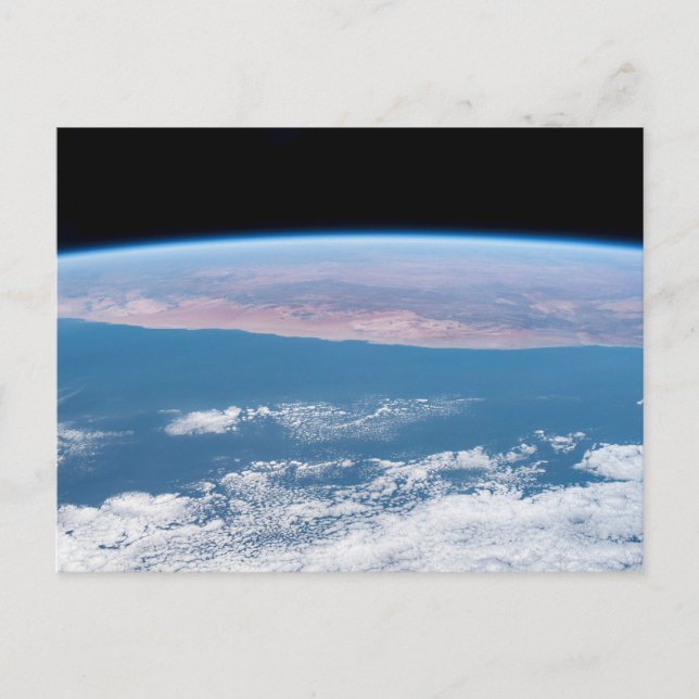 Blick über die Südwestküste Afrikas. Postkarte (Vorderseite)