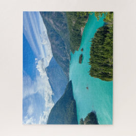 Blick über einen Gletschersee