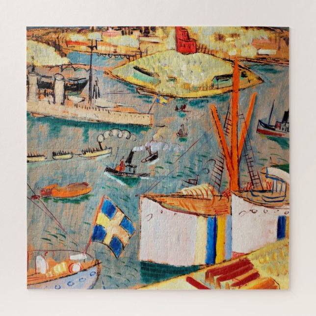 Blick über Kastellholmen, Stockholm - schöne Kunst (Vertikal)