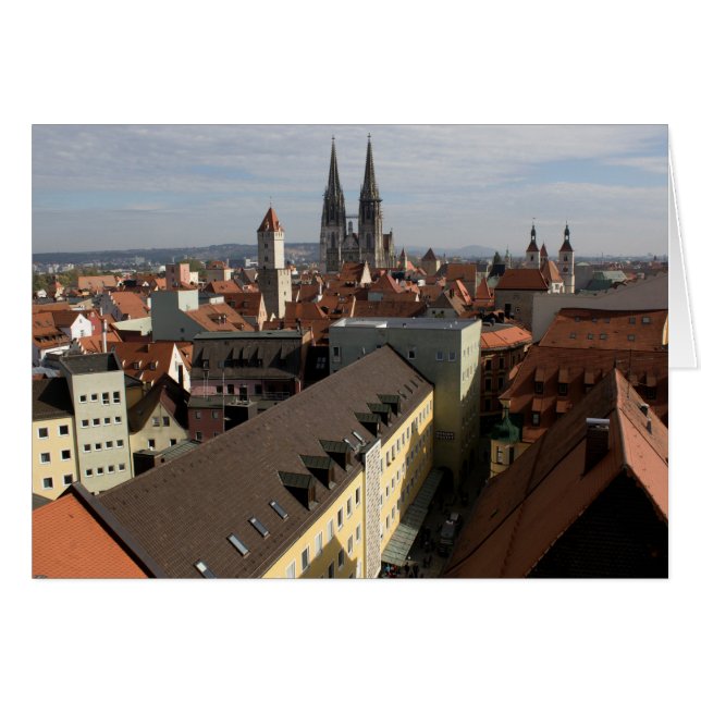 Blick über Regensburg, Deutschland (Vorderseite (Horizontal))