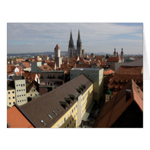 Blick über Regensburg, Deutschland
