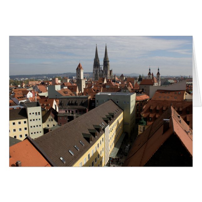 Blick über Regensburg, Deutschland (Vorderseite (Horizontal))