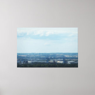 Blick über Teesside Leinwanddruck