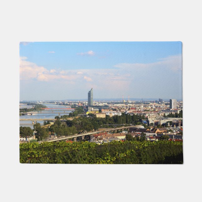 Blick über Wien Fußmatte (Vorderseite)