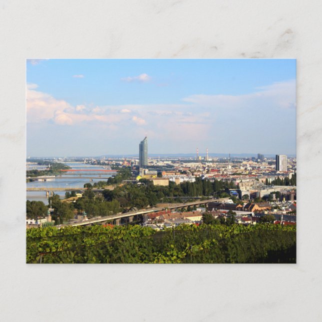 Blick über Wien Postkarte (Vorderseite)