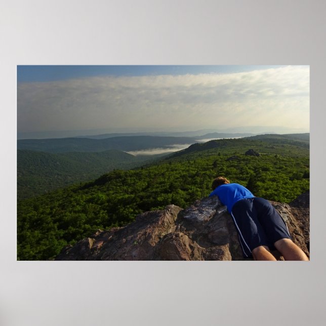 Blick vom Appalachian Trail, Grayson Highlands Poster (Vorne)