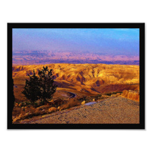 Blick vom Berg Nebo Fotodruck