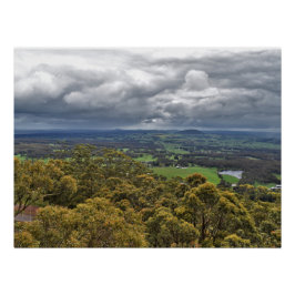 Blick vom Buninyong-Glossposter Poster