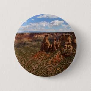 Blick vom Canyon Rim Trail im Colorado Monument Button