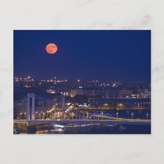 Blick vom Fishermens-Bastion neben Matyas Postkarte (Vorderseite)