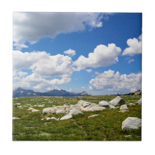 Blick vom Gaylor Lakes Trail, Tioga Pass, CA Fliese