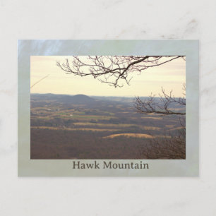 Blick vom Hawk Mountain Postkarte