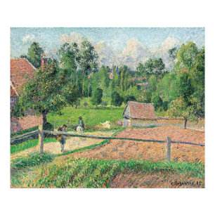Blick vom Künstlerfenster Camille Pissarro Fotodruck