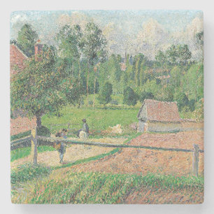 Blick vom Künstlerfenster Camille Pissarro Steinuntersetzer