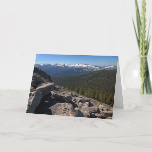 Blick vom Mitchell Peak im Sequoia National Park Karte
