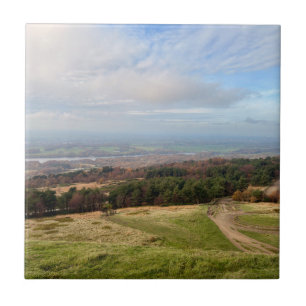 Blick vom Rivington Pike, Großbritannien Fliese